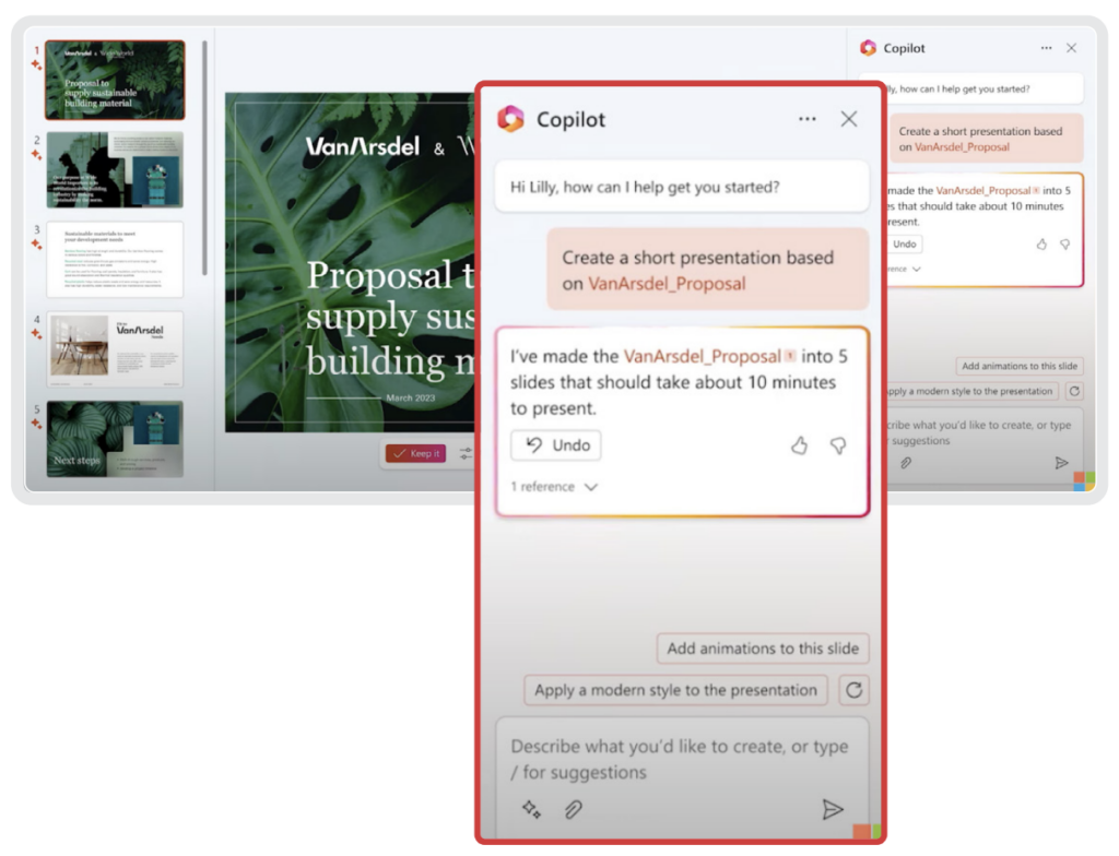 Copilot for PowerPoint