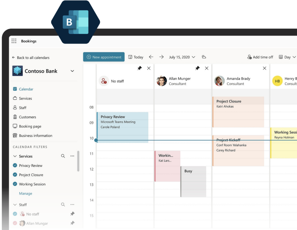 Microsoft Bookings